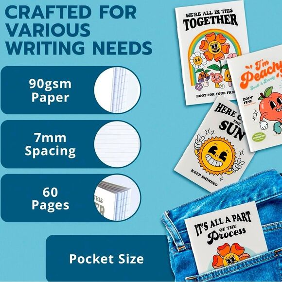 SALE Retro Vintage 50’s Style Corn Farm Lined Notebook - Picture 4 of 6